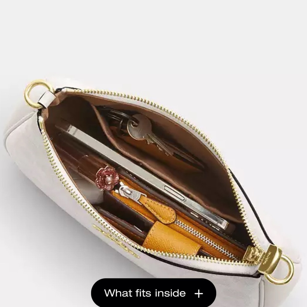 COACH Teri Shoulder Bag In Signature Canvas - Picture 4 of 8